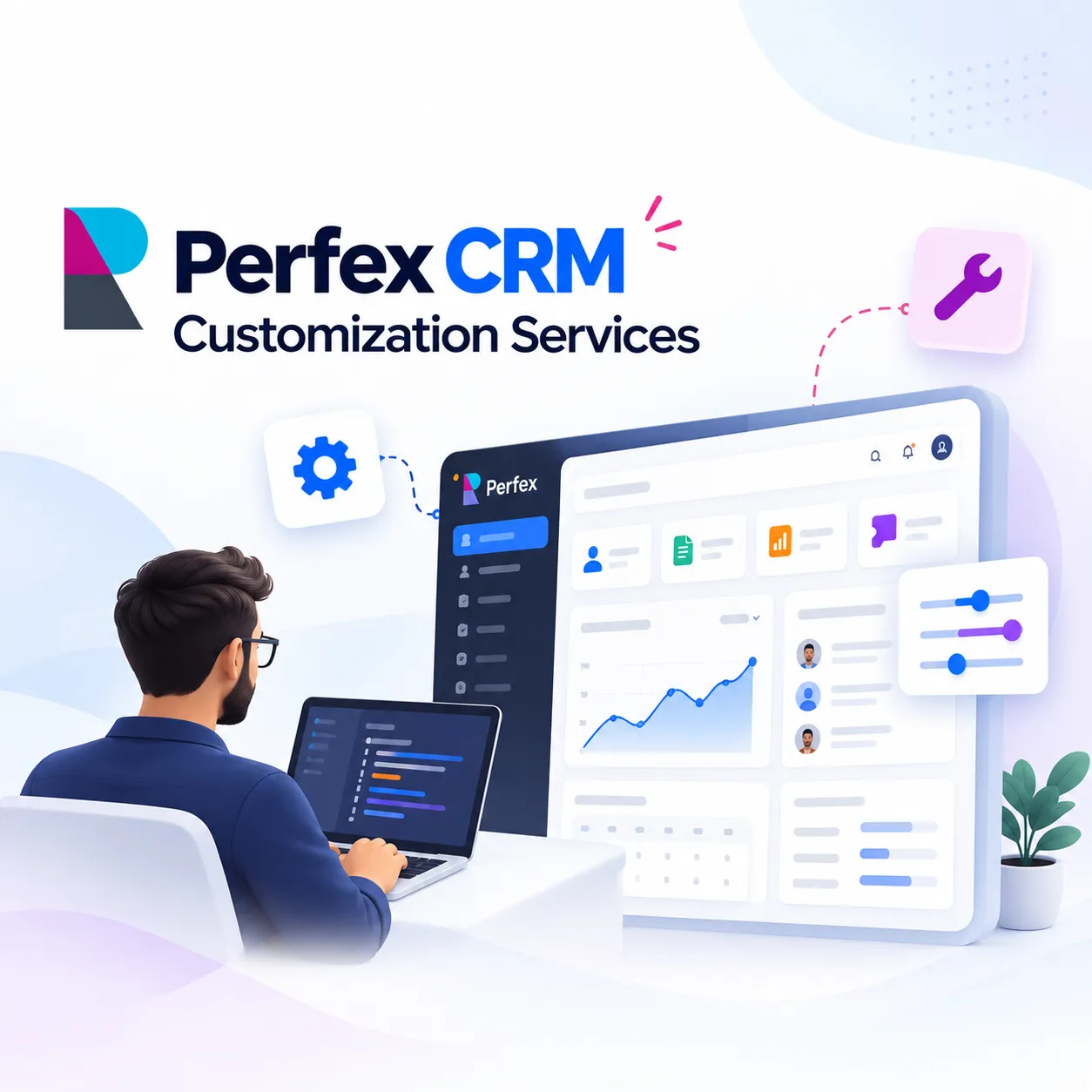 Perfex CRM Customization Illustration