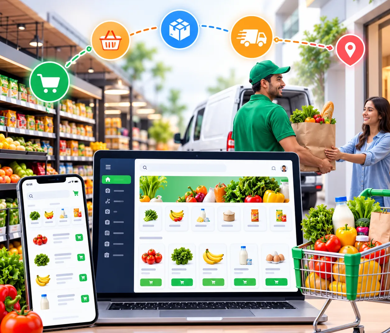 Seamless Grocery Delivery Experience